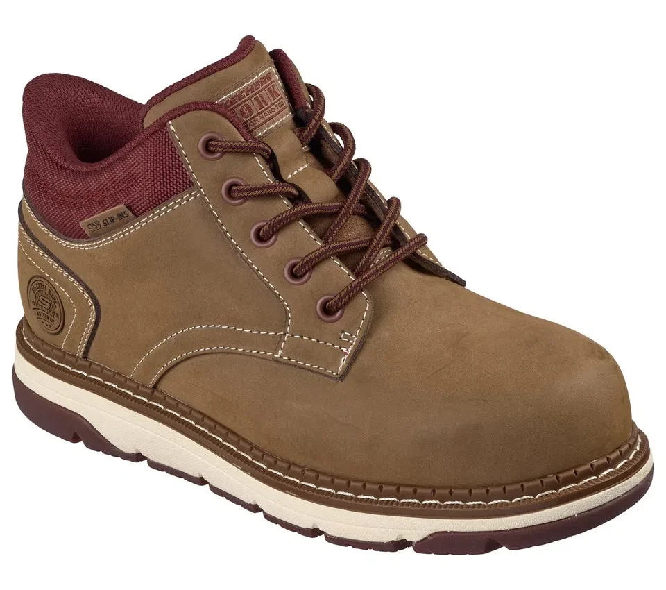 Skechers Slip-ins Work: Bota Flex Fallow Skechers Slip-ins Work: Bota Flex Fallow