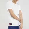Skechers Sport de manga corta para hombre, color blanco
