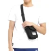 Skechers Sport de manga corta para hombre, color blanco