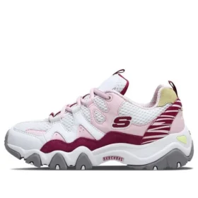Skechers x One Piece D’ Lites 2.0 «Blanco Rosa Rojo»