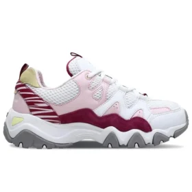 Skechers x One Piece D’ Lites 2.0 «Blanco Rosa Rojo»