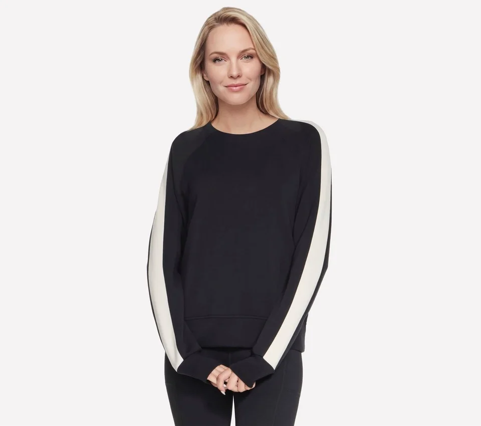 Skechluxe Elevate Jersey de cuello redondo con bloques Skechluxe Elevate Jersey de cuello redondo con bloques