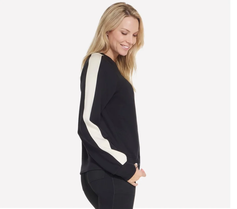 Skechluxe Elevate Jersey de cuello redondo con bloques Skechluxe Elevate Jersey de cuello redondo con bloques
