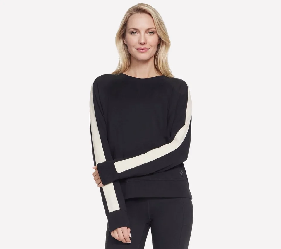 Skechluxe Elevate Jersey de cuello redondo con bloques Skechluxe Elevate Jersey de cuello redondo con bloques