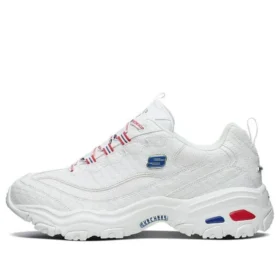 Snickers x Skechers D’ Lites 1.0 Zapatos bajos de suela gruesa Blanco