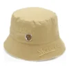 Sombrero de pescador con estampado clásico de letras y logotipo «Beige»