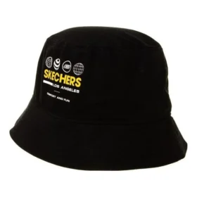 Sombrero de pescador con logotipo impreso «Negro Amarillo»