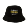 Sombrero de pescador con logotipo impreso «Negro Amarillo»