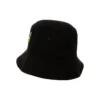 Sombrero de pescador con logotipo impreso «Negro Amarillo»