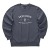 Sudadera casual con letras impresas de la serie Diamond «Gris-Blanco»