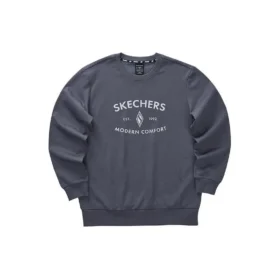 Sudadera casual con letras impresas de la serie Diamond «Gris-Blanco»