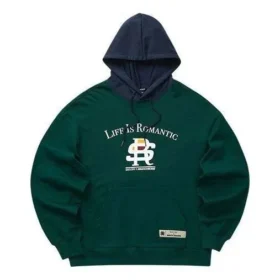 Sudadera con capucha de manga larga Skechers x Romantic Crown «Verde Blanco»