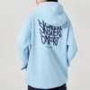 Sudadera con capucha estampada «Blue Black»