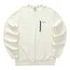 Sudadera con capucha informal «Blanco Negro»