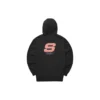 Sudadera con capucha informal con logo impreso «Black Pink»