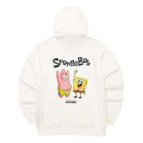 Sudadera con capucha Skechers x Bob Esponja «Blanco»