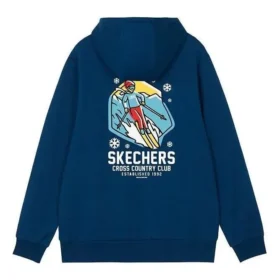 Sudadera con capucha y cordón con gráfico de dibujos animados «Azul marino, negro, blanco, gris»