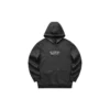 Sudadera con capucha y estampado «Blanco, negro, rojo, azul»