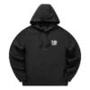 Sudadera con capucha y estampado «Negro Blanco»