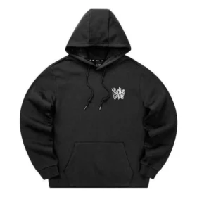 Sudadera con capucha y estampado «Negro Blanco»