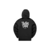 Sudadera con capucha y estampado «Negro Blanco»