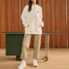 Sudadera con capucha y estampado «White Green»