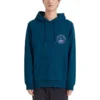 Sudadera con capucha y gráfico «Azul, negro y blanco»