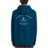 Sudadera con capucha y gráfico «Azul, negro y blanco»