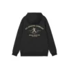 Sudadera con capucha y gráfico «Azul, negro y blanco»