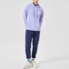 Sudadera con capucha y gráfico «Purple White»