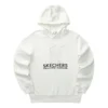 Sudadera con capucha y letras de la serie Diamond «Blanco Negro»