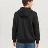 Sudadera con capucha y letras de la serie Diamond «Negro Blanco»