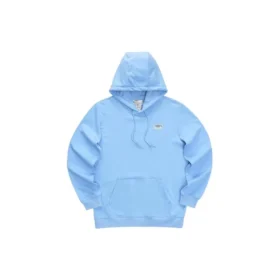 Sudadera con capucha y logo impreso «Azul Rosa Negro Blanco»