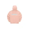 Sudadera con capucha y logo impreso «Azul Rosa Negro Blanco»