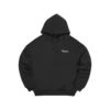 Sudadera con capucha y logo impreso «Negro Blanco»