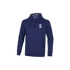 Sudadera con capucha y logo impreso «Negro Blanco Azul»