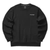 Sudadera con cuello redondo y estampado de la serie Casual Colorful «Black White»
