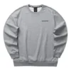 Sudadera con cuello redondo y estampado de la serie Casual Colorful «Gris Negro»