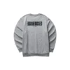 Sudadera con cuello redondo y estampado de la serie Casual Colorful «Gris Negro»