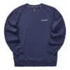 Sudadera con cuello redondo y estampado de la serie Casual Colorful «Navy White»