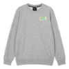 Sudadera con logo impreso «Grey White Black Blue»