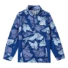 Sudadera con medio cremallera y estampado completo de la serie Sports Leisure «Azul»