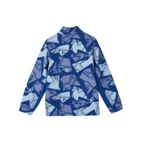 Sudadera con medio cremallera y estampado completo de la serie Sports Leisure «Azul»