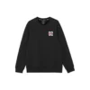 Sudadera con número impreso «Gris, negro y blanco»