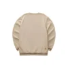 Sudadera de cuello redondo con gráfico de dragón de la serie CNY «Beige, negro y rojo»