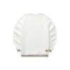 Sudadera de cuello redondo con gráfico de dragón de la serie CNY «Blanco, negro y rojo»