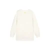 Sudadera de cuello redondo con gráfico de la serie CNY «Blanco Rojo»