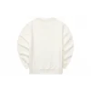 Sudadera de cuello redondo con letras de la serie Casual «Blanco Azul»