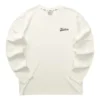 Sudadera de cuello redondo con logo estampado «Blanco, Negro, Azul»