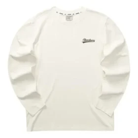 Sudadera de cuello redondo con logo estampado «Blanco, Negro, Azul»